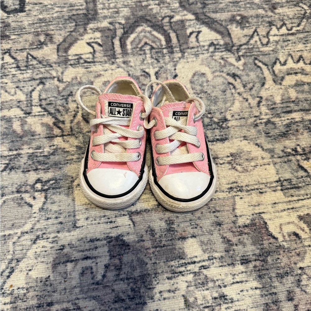 Converse Kids' Pink and White Sneakers